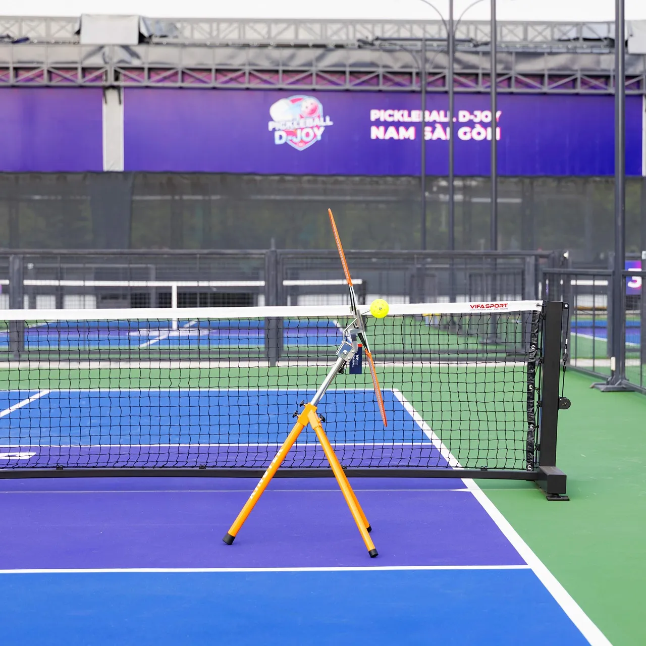 thiết bị tập topspin pickleball màu cam 2